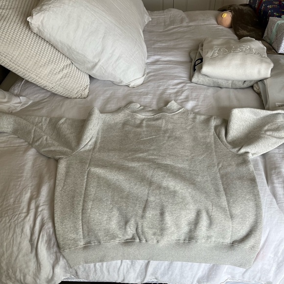 Parke Varsity Mockeneck Navy and Gray - Picture 3 of 4